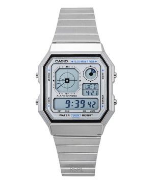 Casio Vintage Digital Stainless Steel Quartz A130WE-7A Unisex Watch
