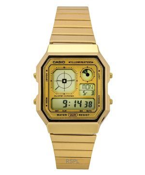 Casio Vintage Digital Stainless Steel Quartz A130WEG-9A Unisex Watch
