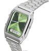 Casio Vintage Analog Digital Green Dial Dual Time Quartz AQ-230A-3AMQY Unisex Watch