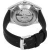 Emporio Armani Leather Strap Silver Dial Automatic AR60077 Mens Watch