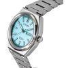 Citizen Zenshin Super Titanium Turquoise Dial Eco-Drive AW0130-85M 100M Mens Watch