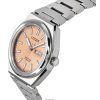 Citizen Zenshin Super Titanium Salmon Dial Eco-Drive AW0130-85Z 100M Mens Watch