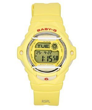 Casio Baby-G Digital Yellow Resin Strap Quartz BG-169CH-9 200M Womens Watch