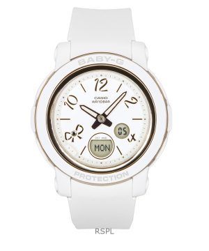 Casio Baby-G Analog Digital Resin Strap White Dial Quartz BGA-290RA-7A 100M Womens Watch