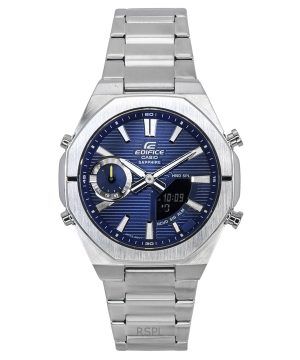 Casio Edifice Analog Digital Smartphone Link Blue Dial Tough Solar ECB-S10D-2A 100M Mens Watch