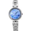 Citizen Eco-Drive Stainless Steel Beginning Blue Mother of Pear Dial EM0801-85N Womens Watch