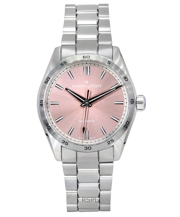 Hamilton Jazzmaster Performer Stainless Steel Pink Dial Automatic H36105171 100M Women's Watch 1 Hamilton Jazzmaster Performer Stainless Steel Pink Dial Automatic H36105171 100M Women's Watch