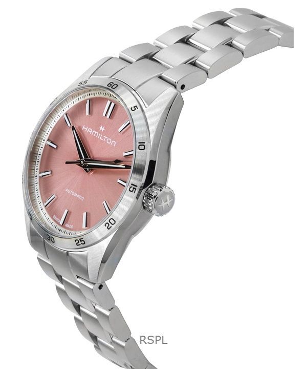 Hamilton Jazzmaster Performer Stainless Steel Pink Dial Automatic H36105171 100M Women's Watch 3 Hamilton Jazzmaster Performer Stainless Steel Pink Dial Automatic H36105171 100M Women's Watch