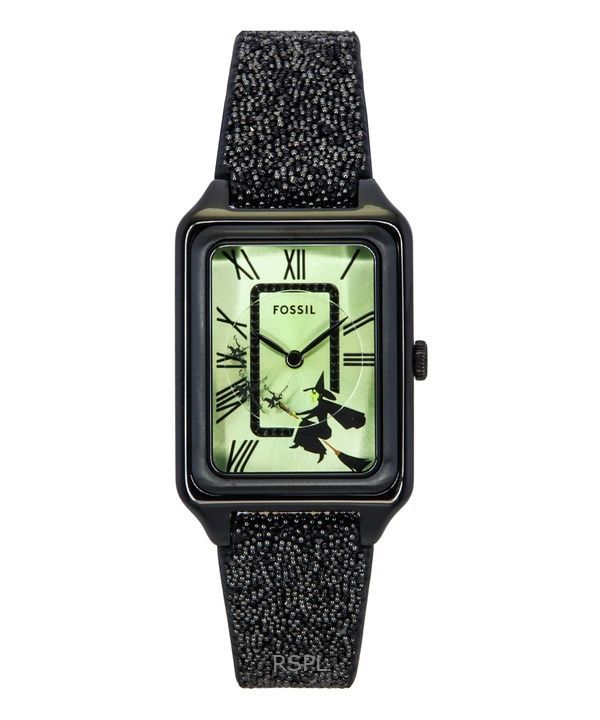 Fossil The Wizard of Oz Limited Edition Fabric Strap Green Dial Quartz LE1198 Womens Watch