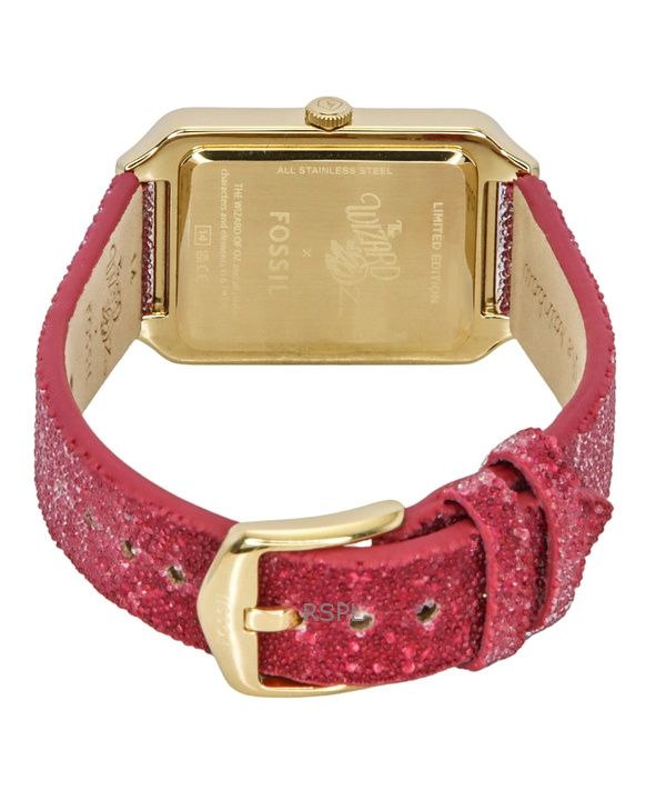 Fossil The Wizard Of Oz Limited Edition Fabric Strap Silver Dial Quartz LE1200 Womens Watch 3 Fossil The Wizard Of Oz Limited Edition Fabric Strap Silver Dial Quartz LE1200 Womens Watch