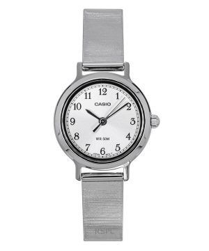 Casio Standard Analog Stainless Steel Silver Dial Quartz LTP-B170D-7BV Womens Watch