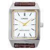 Casio Standard Analog Leather Strap White Dial Quartz LTP-V007L-7E2 Womens Watch