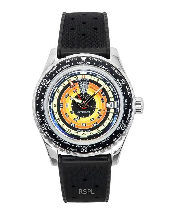 Mido Ocean Star Decompression Worldtimer GMT Automatic Diver's M026.829.17.051 Mido Ocean Star Decompression Worldtimer GMT Automatic Diver's M026.829.17.051.00 200M Men's Watch With Extra Bracelet