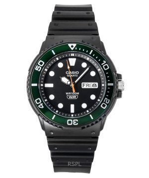 Casio Standard Analog Resin Strap Black Dial Quartz MRW-230H-1E3V 100M Mens Watch