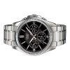 Casio Enticer Analog Stainless Steel Black Dial Quartz MTP-1375D-1AV Men's Watch