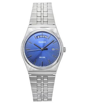 Casio Standard Analog Stainless Steel Blue Dial Quartz MTP-B146D-2AV Mens Watch