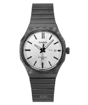 Casio Standard Analog Stainless Steel Silver Dial Quartz MTP-E735B-7AV Mens Watch