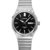 Casio Standard Analog Stainless Steel Black Dial Quartz MTP-E735D-1AV Mens Watch