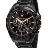 Maserati Successo Black Dial Stainless Steel Quartz R8853121006 Mens Watch