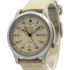 Refurbished Seiko 5 Military Black Dial Automatic SNK809K2 Mens Watch