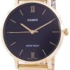 Orient Contemporary Chronograph Stainless Steel Navy Blue Dial Quartz RA-TX0303L Mens Watch