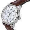 Zeppelin Friedrichshafen Leather Strap White Dial Automatic 85901 Mens Watch