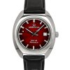 Certina DS-2 Leather Strap Red Dial Automatic Divers C024.407.17.421.00 200M Mens Watch