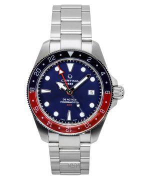 Certina DS Action GMT Stainless Steel Blue Dial Automatic Divers C032.929.11.041.00 200M Mens Watch