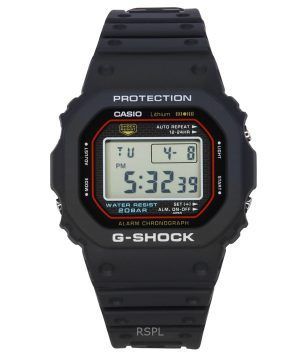 Casio G-Shock Digital Re-Creating The Original Design Of The First G-Shock Quartz DW-5000R-1A 200M Mens Watch
