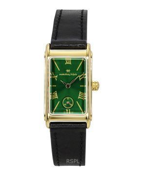 Hamilton American Classic Ardmore Leather Strap Green Dial Quartz H11261760 Unisex Watch