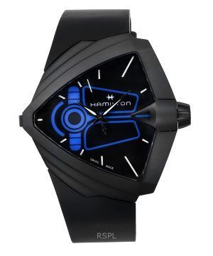 Hamilton Ventura XXL Bright Dune Limited Edition Rubber Strap Black Dial Quartz H24614330 Mens Watch