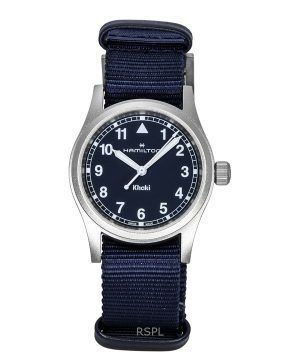 Hamilton Khaki Field Textile Strap Blue Dial Quartz H69301940 Unisex Watch