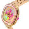 Sevenfriday C-Series Papa Dont Preach Gold Tone Stainless Steel Multicolor Dial Quartz SF-C2-01 Womens Watch
