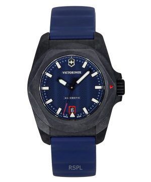 Victorinox I.N.O.X Rubber Strap Blue Dial Automatic Diver's 242022-1 200M Men's Watch With Gift Set