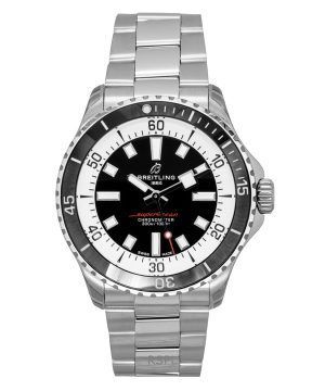 Breitling Superocean Stainless Steel Black Dial Automatic Diver's A17375211B1A1 300M Men's Watch