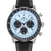 Breitling Navitimer B01 Chronograph Leather Strap Blue Dial AB0138241C1P1 Men's Watch