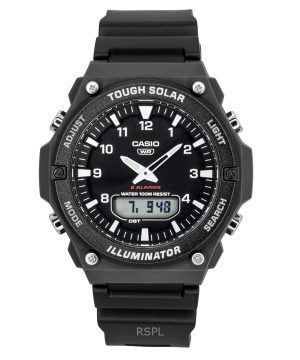 Casio G-Shock Analog Digital Resin Strap Black Dial Solar AQ-S820W-1AV 100M Men's Watch