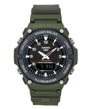 Casio Standard Analog Digital Resin Strap Black Dial Solar AQ-S820W-3BV 100M Men's Watch