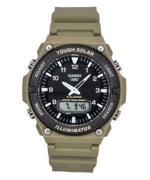 Casio Standard Analog Digital Resin Strap Black Dial Solar AQ-S820W-5AV 100M Men's Watch