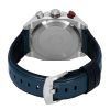 AVI-8 Bell X-1 Machbuster Chronograph Aviation Blue Rubber Strap Blue Dial Quartz AV-4118-01 Men's Watch