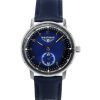 Bauhaus Leather Strap Dark Blue Dial Quartz 20373 Women's Watch