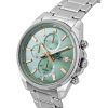 Casio Edifice Analog Standard Chronograph Stainless Steel Green Dial Quartz EFV-610DE-3A 100M Men's Watch