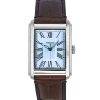 Fossil Carraway Leather Strap Blue Sunray Dial Quartz FS6110 Men's Watch