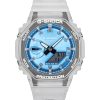 Casio G-Shock Analog Digital Resin Strap Blue Dial Quartz GA-2100BM-7A2 200M Unisex Watch