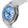 Casio G-Shock Analog Digital Resin Strap Blue Dial Quartz GA-2100BM-7A2 200M Unisex Watch