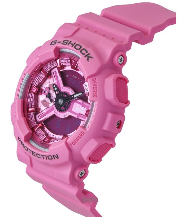 Casio G-Shock Analog Digital Barbie Collaboration Bio-Based Resin Pink Dial Quartz GMA-S110BE-4A 200M Women's Watch