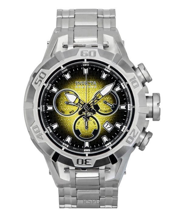 Invicta Reserve Ocean Warrior Chronograph Yellow and Black Dial Quartz 47848 100M Men's Watch
