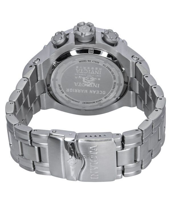 Invicta Reserve Ocean Warrior Chronograph Yellow and Black Dial Quartz 47848 100M Men's Watch 4 Invicta Reserve Ocean Warrior Chronograph Yellow and Black Dial Quartz 47848 100M Men's Watch