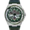 Citizen Promaster Skyhawk A-T Perpetual Calendar Chronograph Green Dial Eco-Drive Diver's JY8147-01X 200M Men's Watch