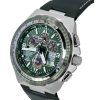Citizen Promaster Skyhawk A-T Perpetual Calendar Chronograph Green Dial Eco-Drive Diver's JY8147-01X 200M Men's Watch